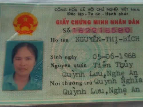 Chị Nguyễn Thị B&iacute;ch